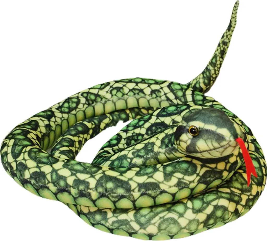 Python en Peluche Douce 300cm - Finition Réaliste et Longueur XL