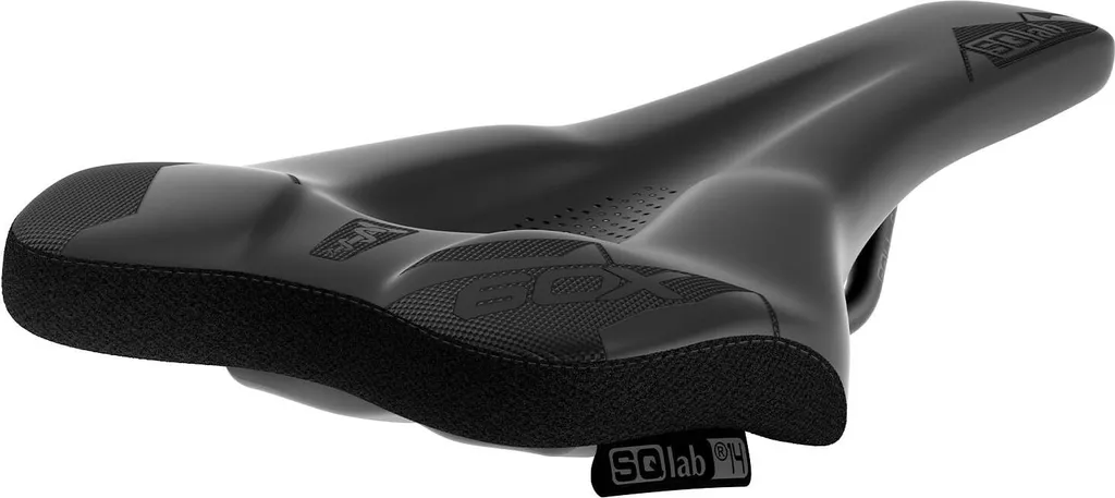 Selle VTT Confort SQLAB 6OX Ergowave Active 2.0 Noir pour Longues Sorties