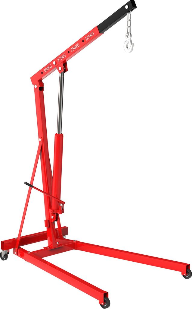 Wiltec Grue d’atelier – Capacité max. 500 kg – Hauteur max. Image du produit 