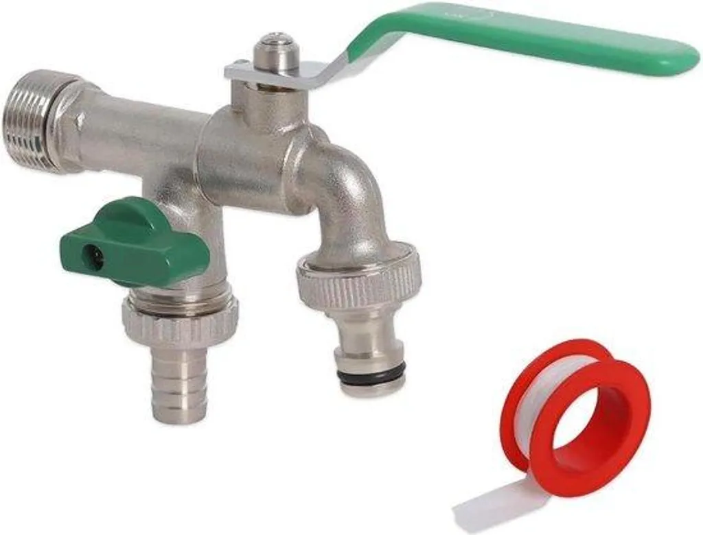 Robinet 1/2 pouce pour arrosage jardin et raccordement cuve de pluie