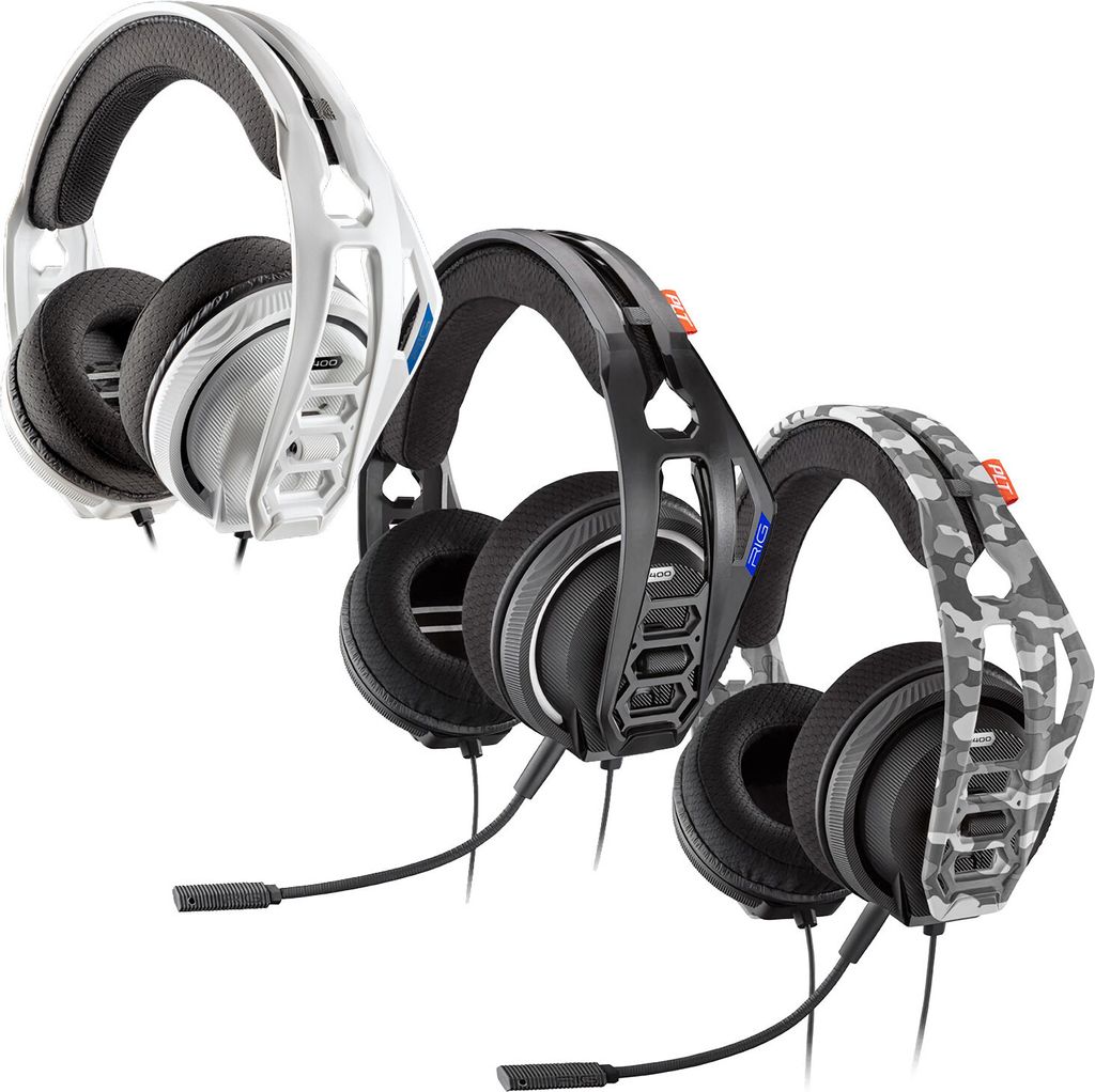 Plantronics RIG 400 Headset, Binaural, Kopfband, In-line Produktbild 