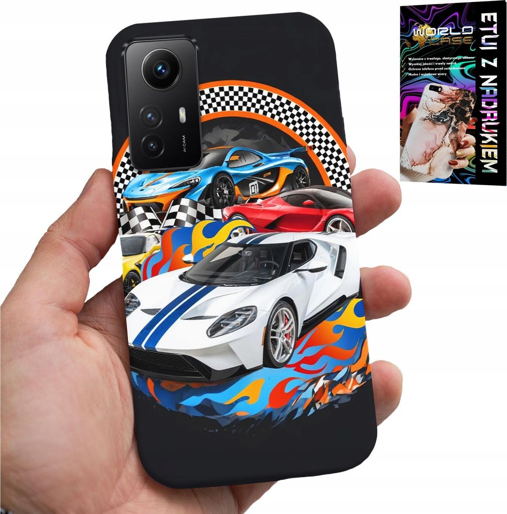 Gehäuse Für Xiaomi Note 12S 4G - Sportwagen, Rennsportgehäuse + Glas