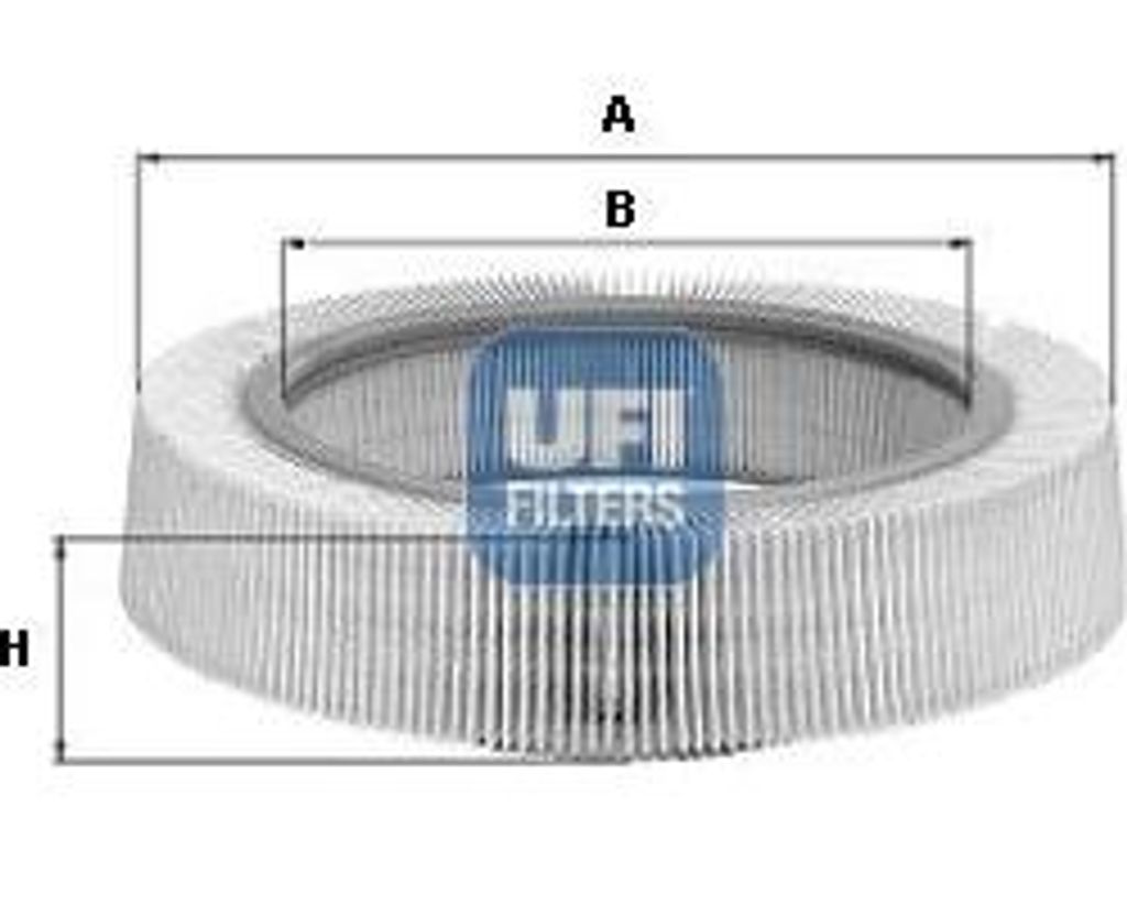 UFI 30.005.00 Luftfilter OE 7701034873 kompatibel mit Clio, Megane, Sport Spider