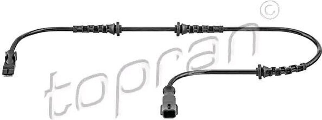 TOPRAN 701 224 - OE 8200 195 825 ABS-Sensor für Logan, Sandero, Clio III, Logan I, Modus (F/JP0), Sandero I (BS)