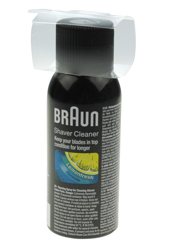 4x Braun Shaver Cleaner - Reinigungsspray