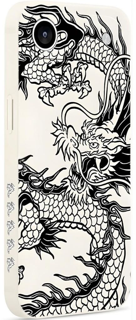 Pnakqil Schutzhülle Dragon für iPhone 17 Pro Max - Beige KP39912