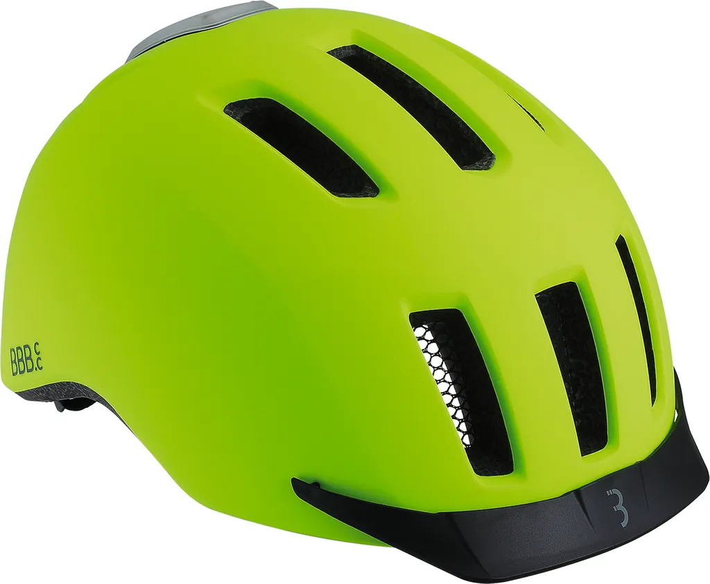 Casque vélo urbain BBB Grid M Jaune Fluo : idéal pour Vélotaf et Ville VAE