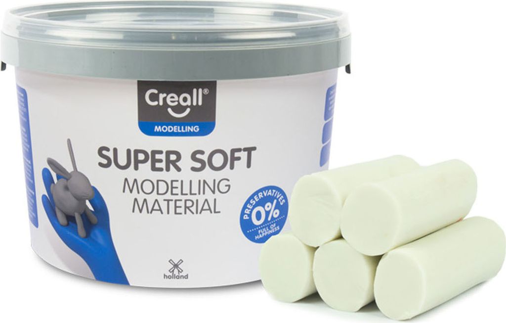 Creall Supersoft clay White, 1750gr. Image du produit 