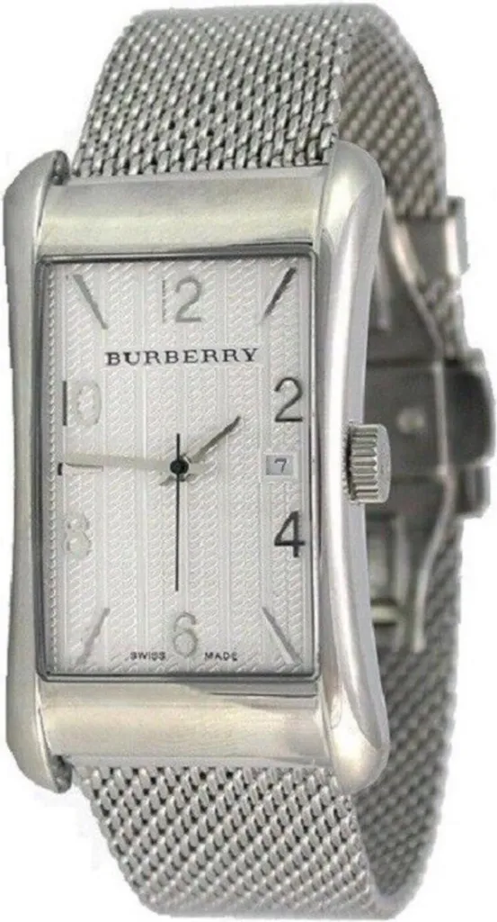 Montre Burberry BU3004 Etanche en Acier Inoxydable et Verre Saphir Homme