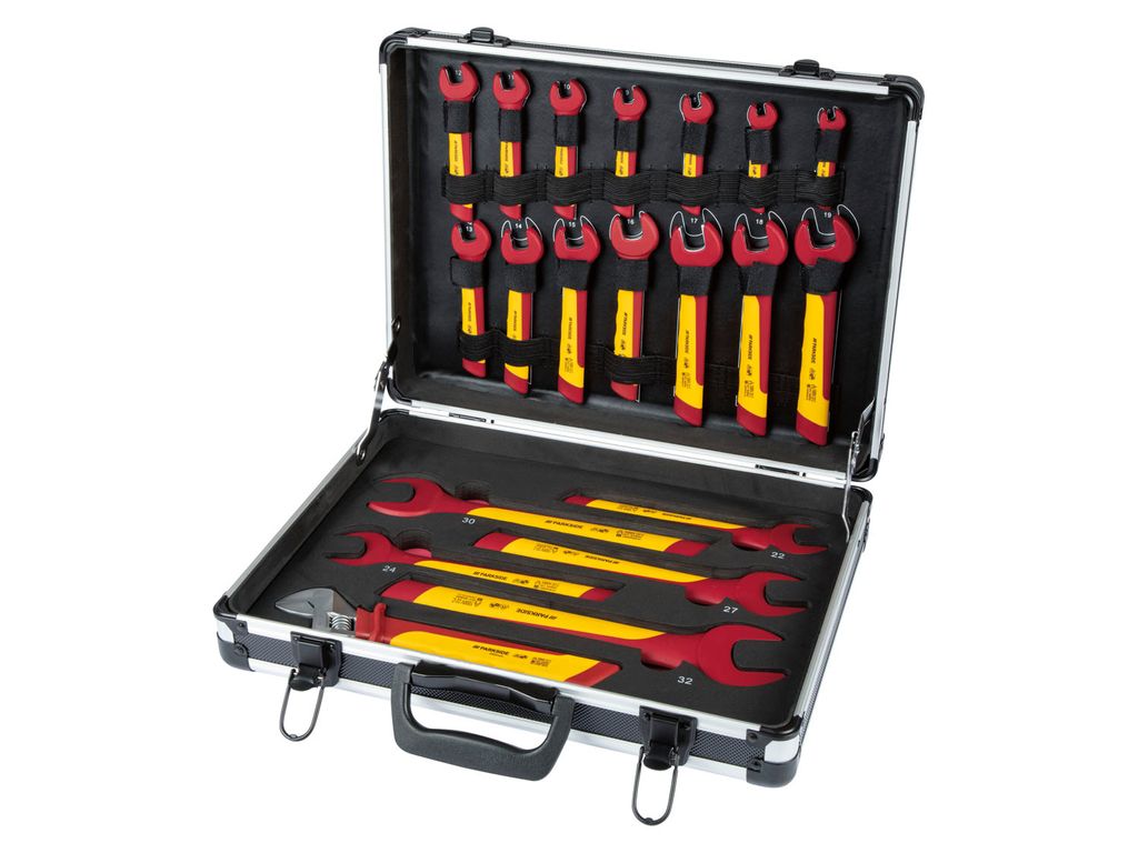 PARKSIDE® Einmaul-Gabelschlüsselset Schraubenschlüssel Produktbild 