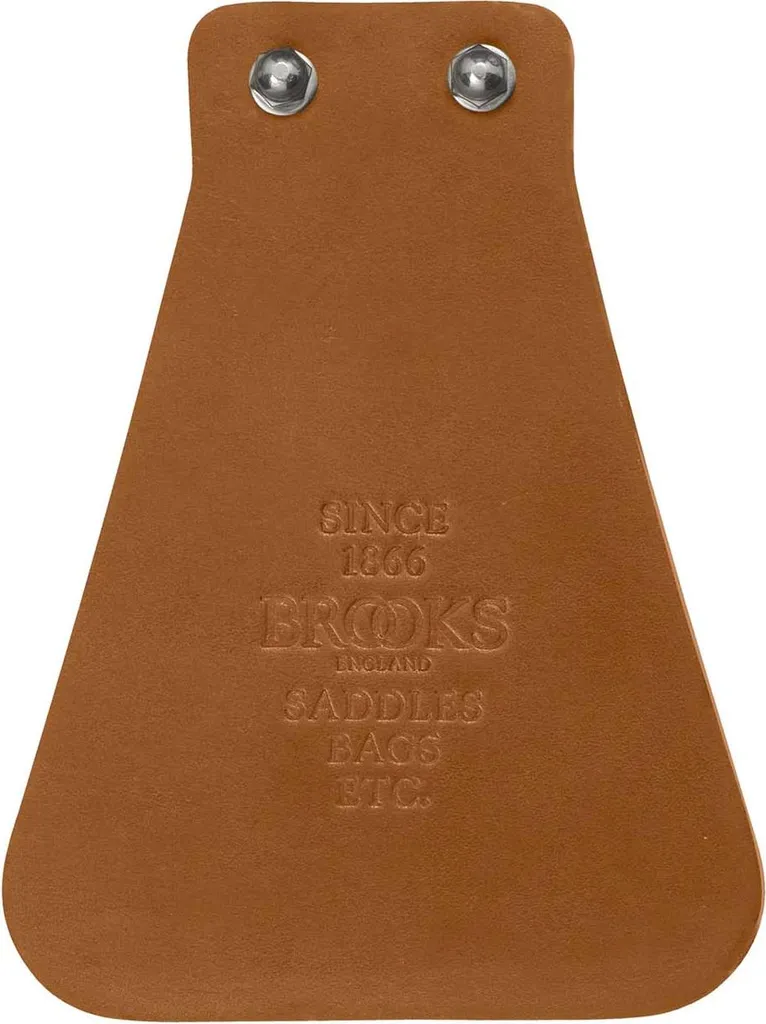 Brooks Leather Mud Flap Honey BMF1000A37203 en Cuir Véritable Miel