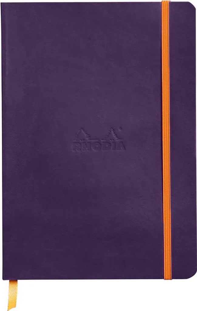 Rhodia Rhodiarama A5 117823C - Quaderno Soft Cover Melanzana Premium