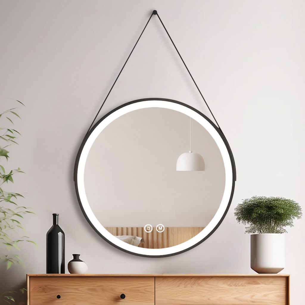 Heilmetz lustro łazienkowe okrągłe 80cm lustro z Zdjęcie produktu 