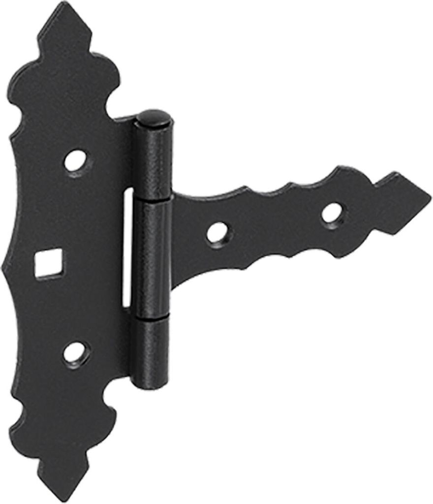 dekoratives Scharnier 75x35x130x2mm ZOB 75 BLACK