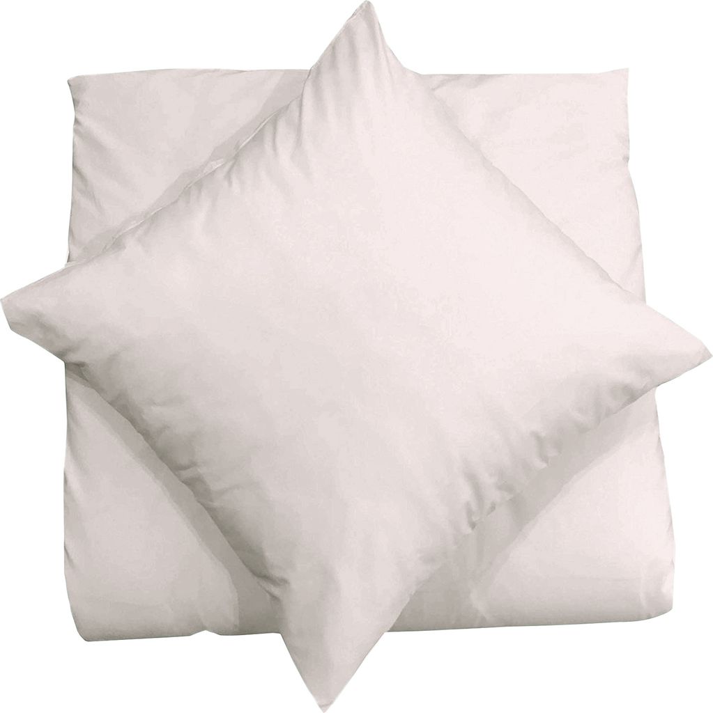 Biber Flannell Feinbiber Kissenbezug 40X40 2er Set Dekokissen Kissenhülle Kissen Bezug, Farbe:Rosa