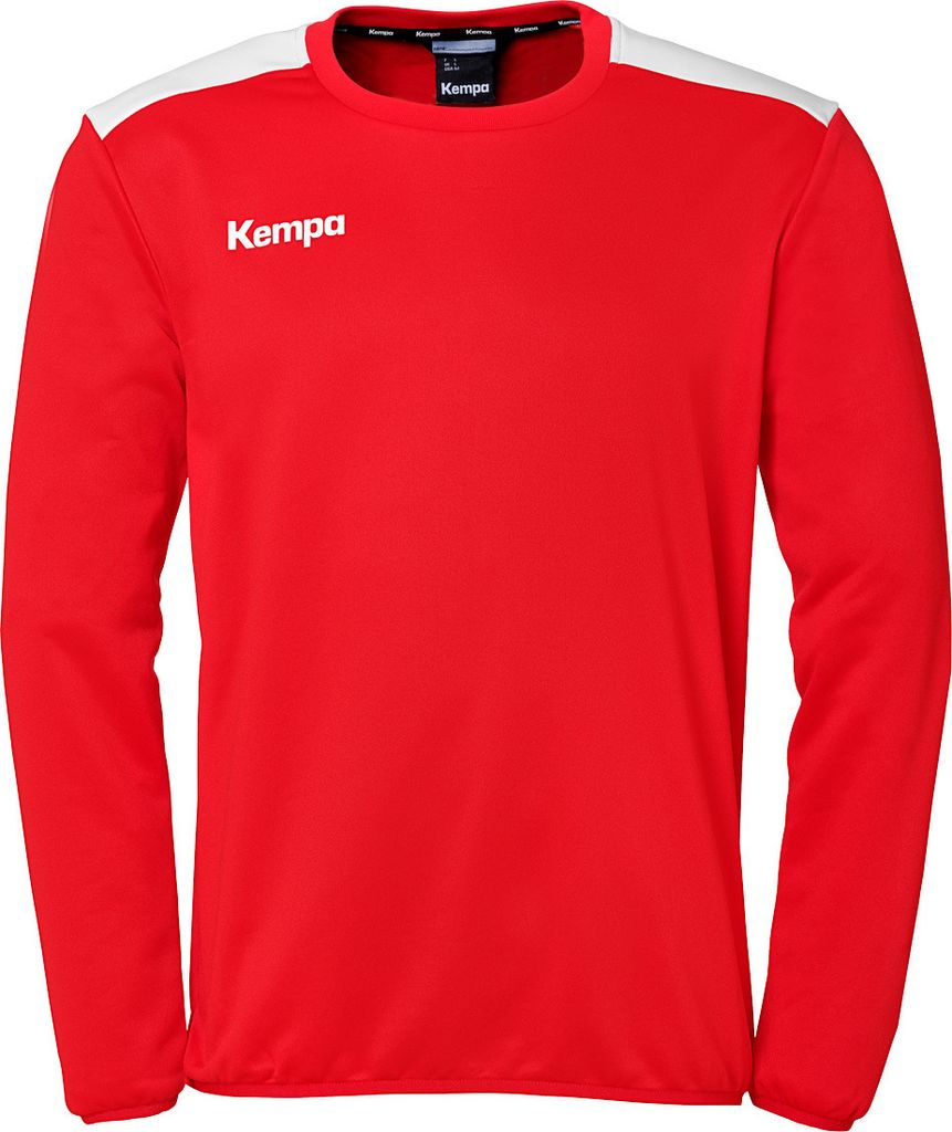 Kempa Langarmshirt Emotion 27 Children 2005129_02 rot/weiß 128