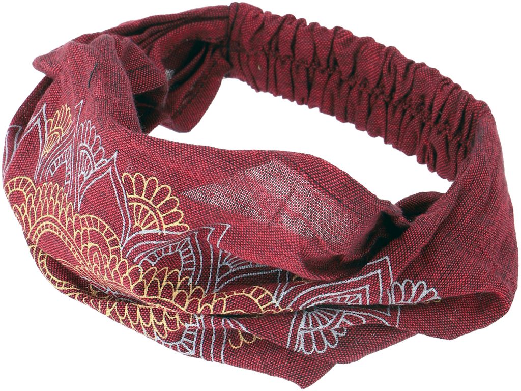 Dinprey Baumwoll-Haarband – Dehnbar, Vielseitig, Im Vintage-Stil, Für Yoga & Alltag