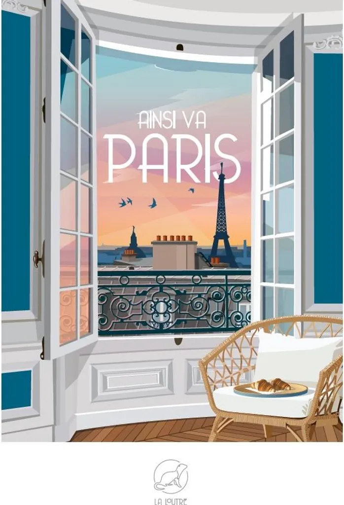 Puzzle La Loutre Paris 1000 pièces pour adulte - Design Made in France