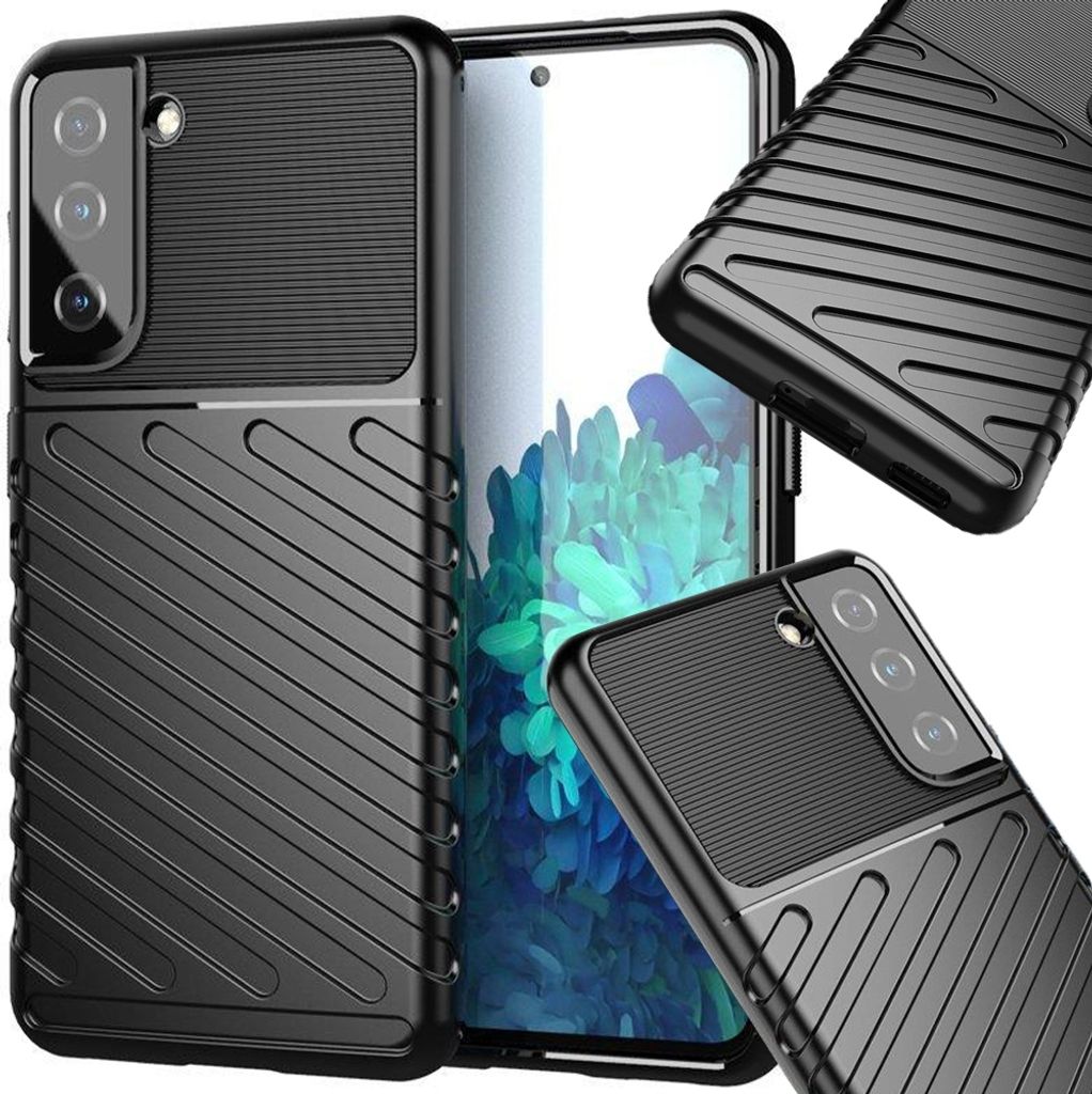 Thunder Case Samsung Galaxy A14 5G Silikon-Panzerhülle schwarz