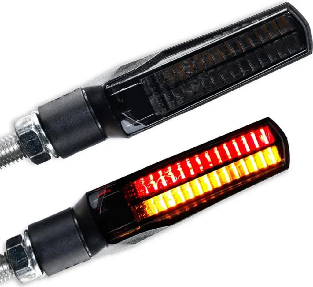 Migliora la tua Moto con Frecce LED Muscle TX5 | Stile Chopper Nero