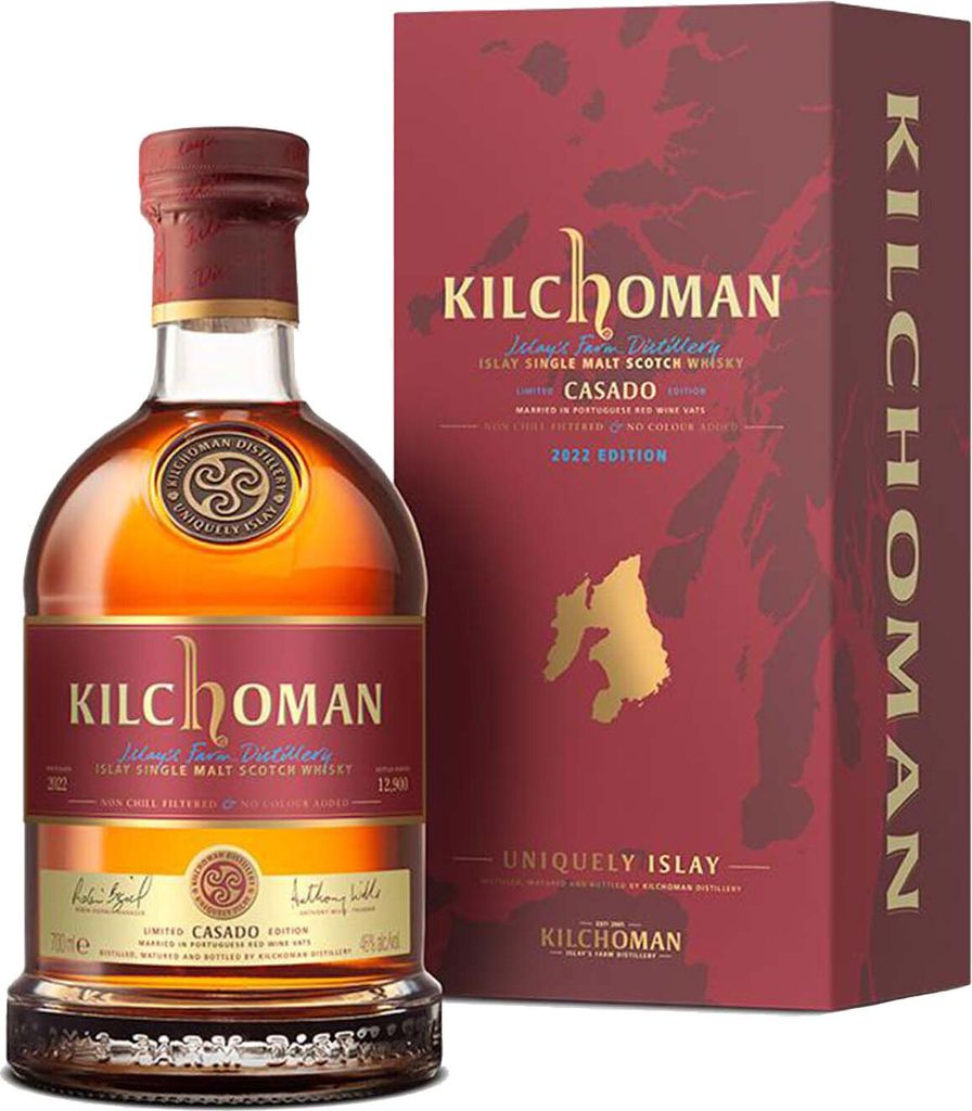 Kilchoman CASADO Islay Single Malt Scotch Whisky Limited Edition 46% Vol. 0,7l in Geschenkbox