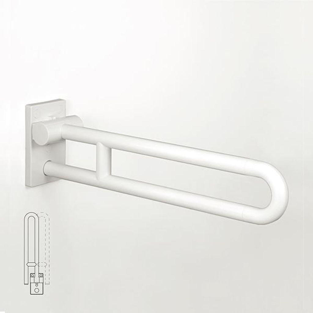 pba 01 Stützklappgriff drehbar 600mm aus Nylon