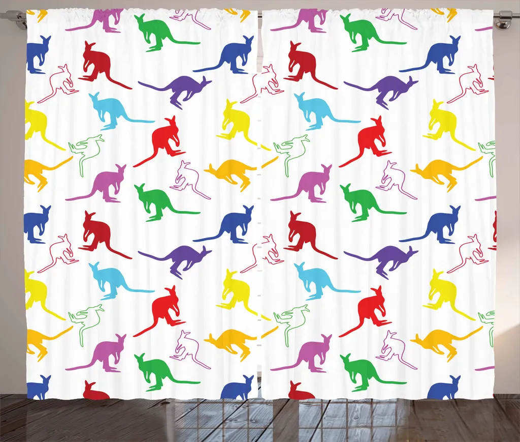 Tenda Soggiorno ABAKUHAUS Kangaroo 280x175 cm Design Wildlife