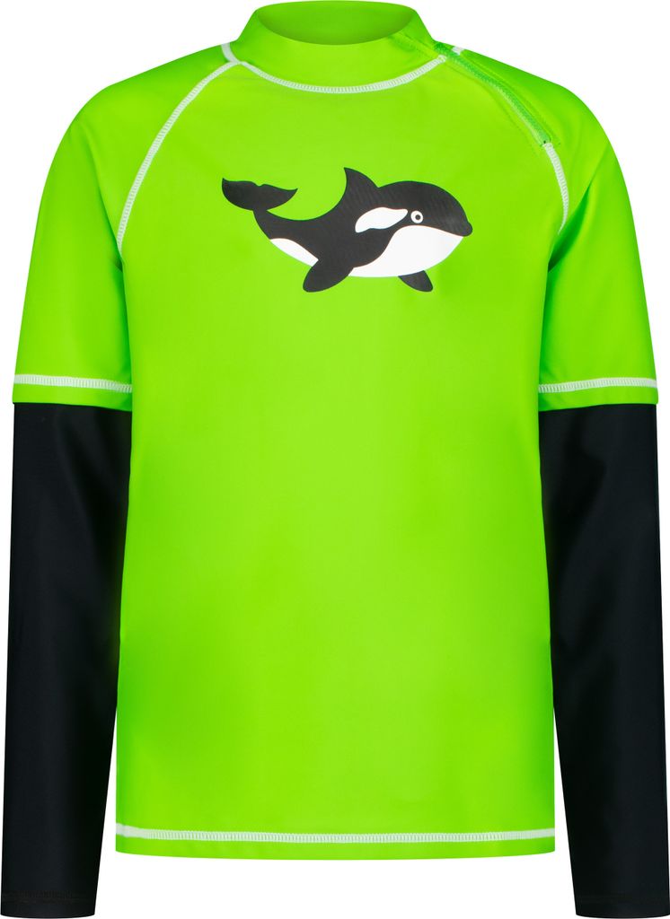 BECO the world of aquasports Schwimm Shirt BECO-SEALIFE mit coolem Orca-Print grün-schwarz 140