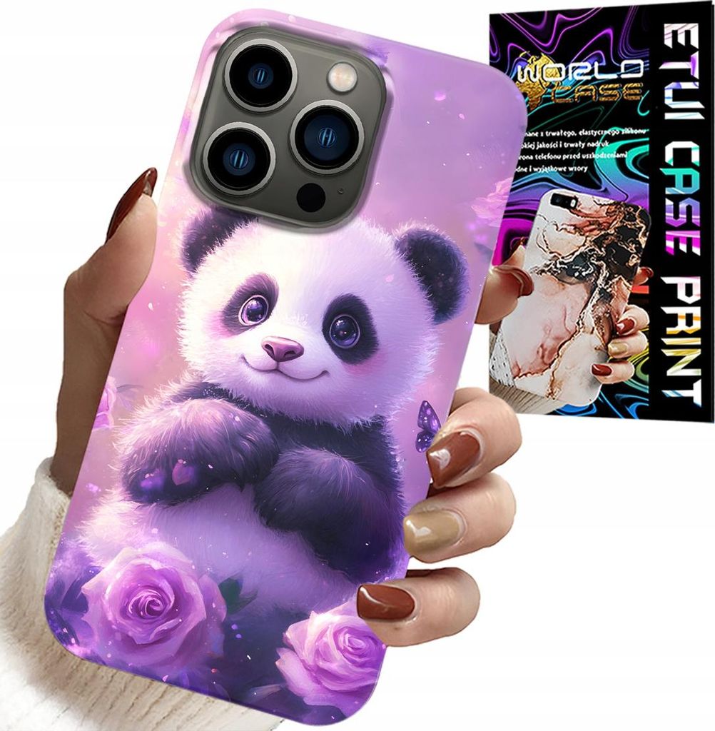 Hülle Für Iphone 14 Pro Max - Süsse Panda-Designs Für Kinder + Glas