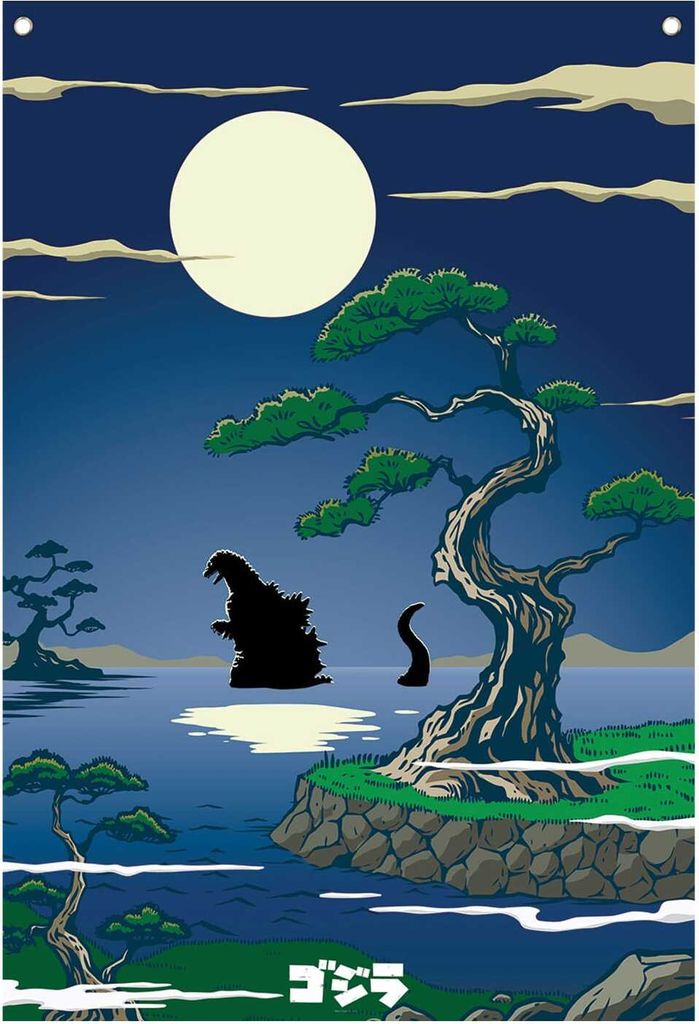Godzilla Wandbehang 125 x 85 cm