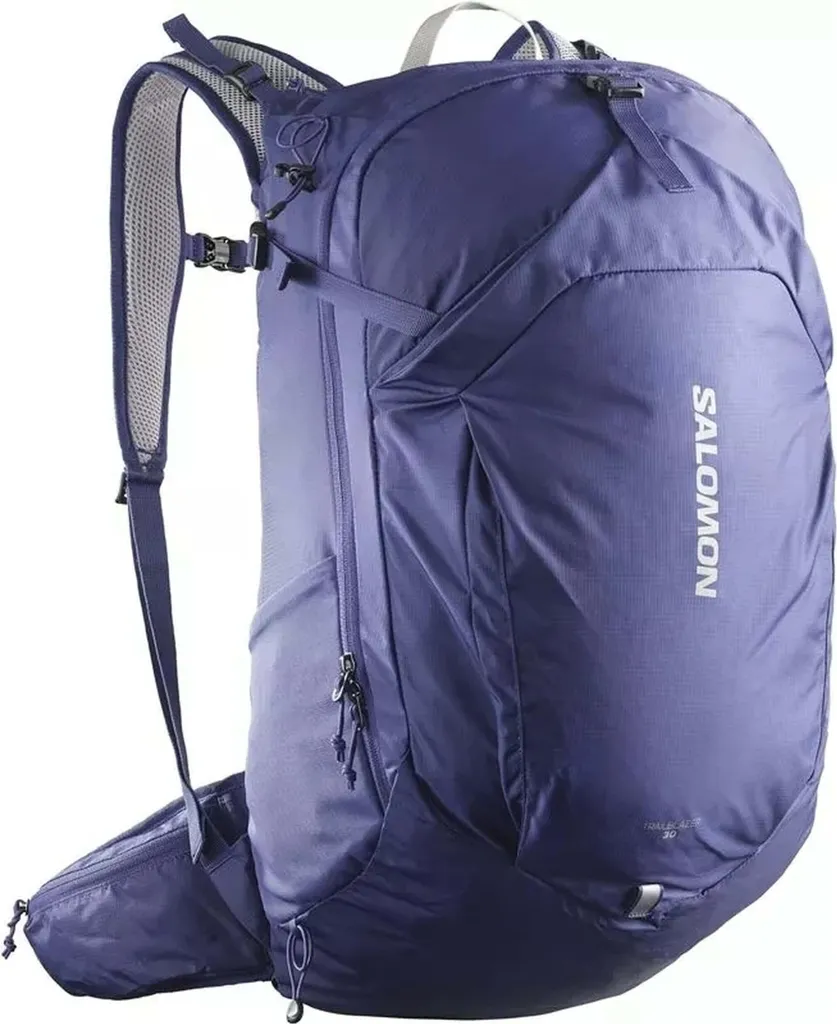 Salomon LC2183300 Sac à Dos Bleu : Finis les Frottements en Trail Run