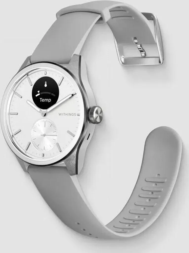ScanWatch 2 Withings Blanche Montre Électrocardiogramme HWA10