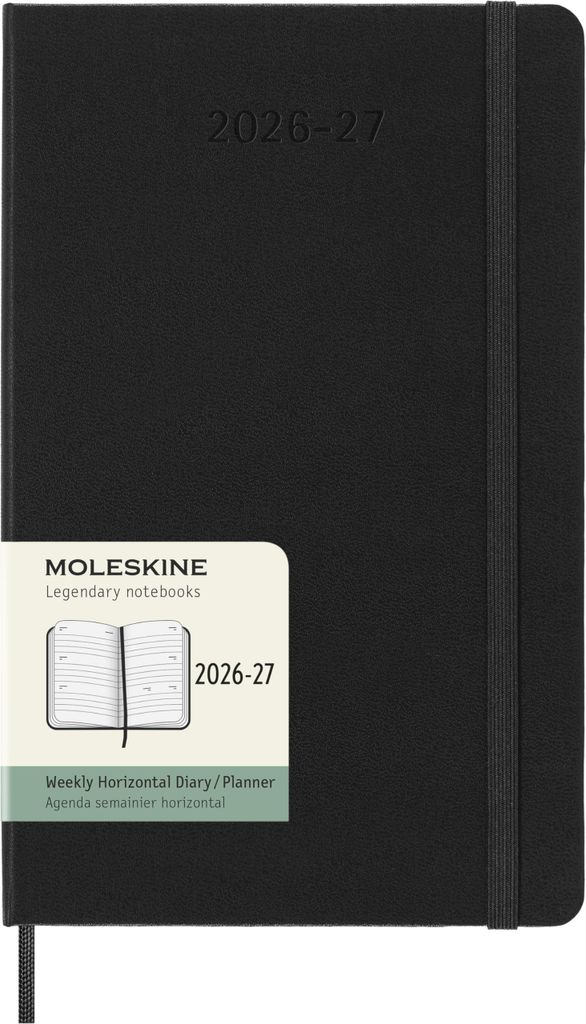 Moleskine 18 Monate Wochenkalender 2026/2027, L/A5, 1 Wo = Produktbild 