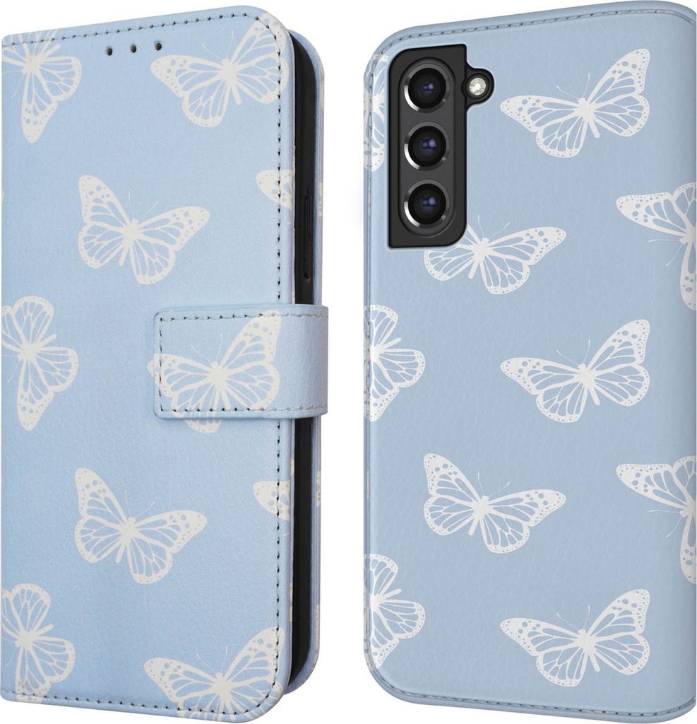 imoshion Design Klapphülle Samsung Galaxy S21 FE - Butterfly