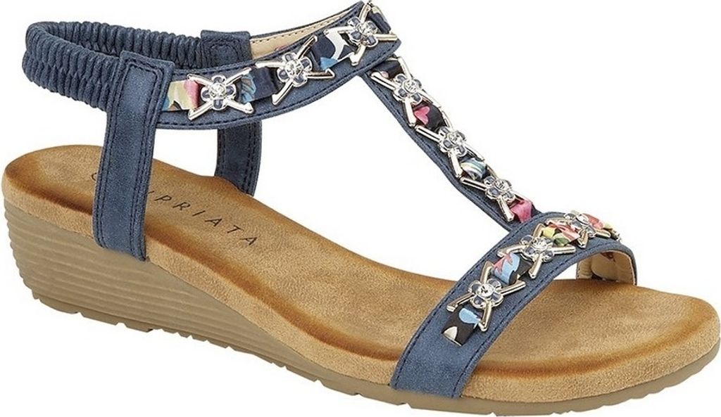 Cipriata Womens/Damen Lia Sandale DF1557 (39 EU) (Blau)