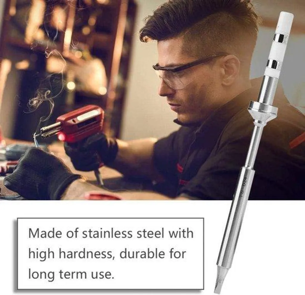 Pointe de soudage TS-D24 robuste en acier inox à chauffe ultra rapide