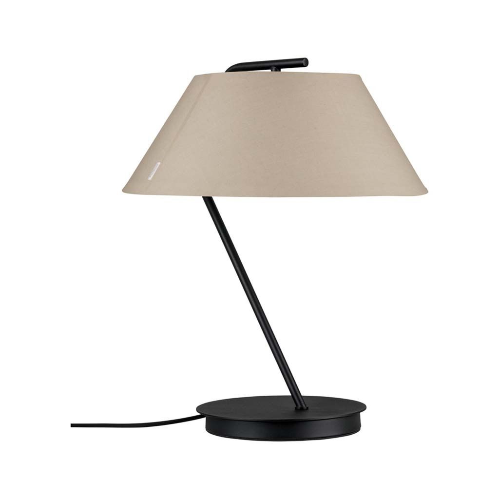 Paulmann Neordic Narve Tischleuchte max 1x60W E27 Beige/Schwarz 230V Stoff/Metall15557