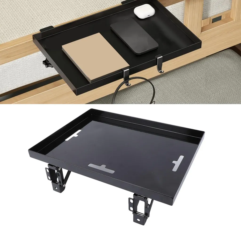 Table de chevet pliable en acier carbone robuste pour lit superposé - 11
