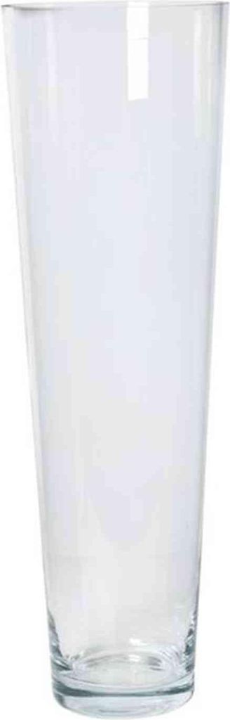 INNA-Glas Bodenvase ERIC, Trichter - rund, klar, 70cm, Ø Produktbild 