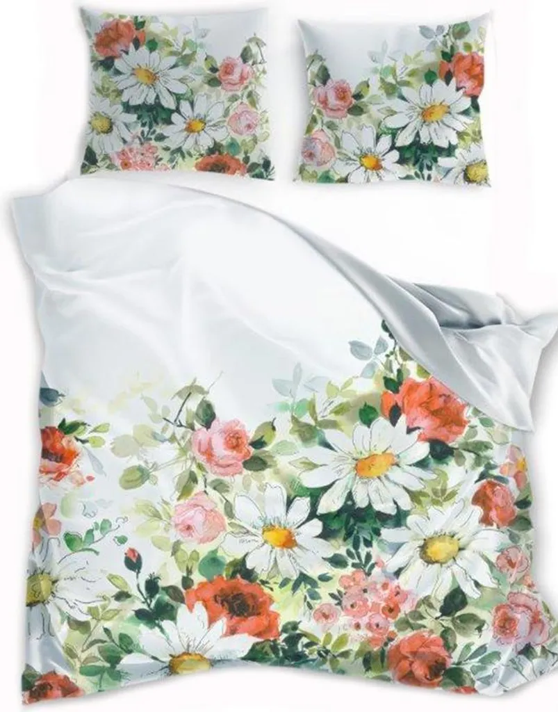 Lenzuola Raso 140x200 Stampa Digitale Fiori | Design Nobile Flowers
