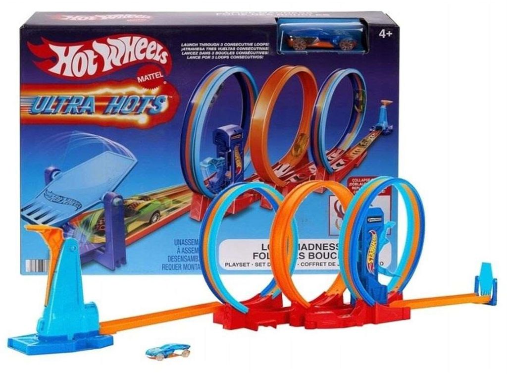 Hot Wheels Action HPX93, Set voiture et circuit, 4 ans, Image du produit 