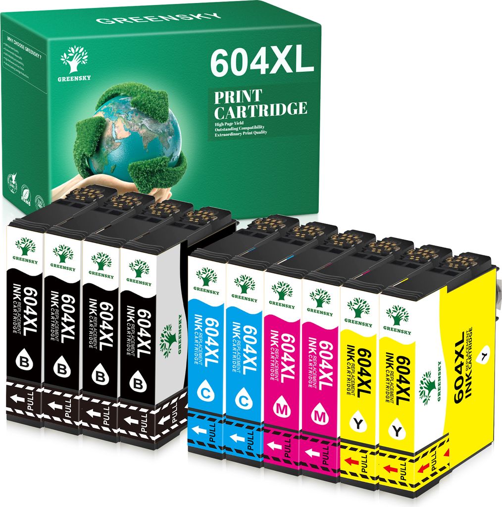 10er 604XL Druckerpatronen für Epson 604 Multipack XP 2200 2205 3200 3205 4200 4205 WF 2910 2930 2935 2950
