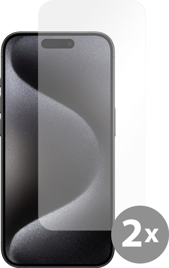 Schutzfolie Apple iPhone 15 Pro - Panzerglas - Cazy - Transparant