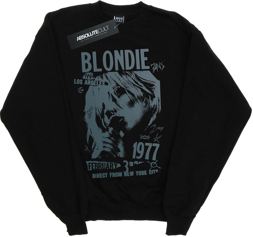 Blondie 1977 Sweatshirt fur Herren BI22917 S Schwarz