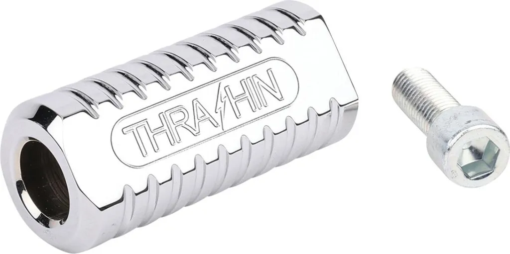 Thrashin Supply Co Speedway Embout de Sélecteur Argent Moto One Size