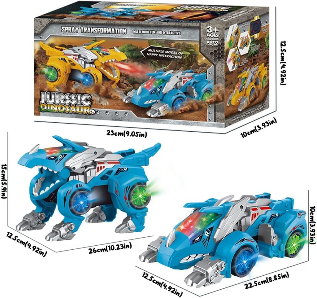 Elektrisches Dinosaurier-Auto, 2-in-1, verwandelndes Produktbild 4