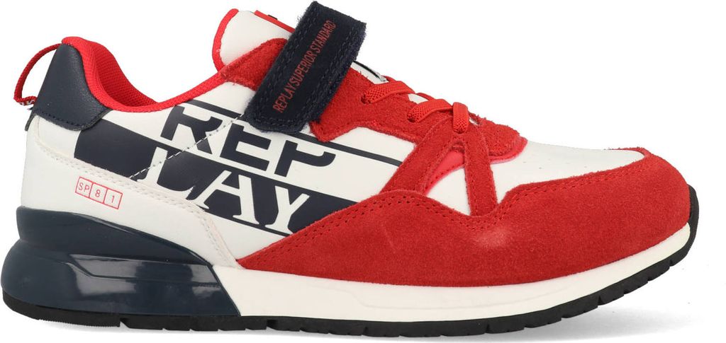 Replay Shoot JR 12 Klittenband Laag - rood - Maat 35