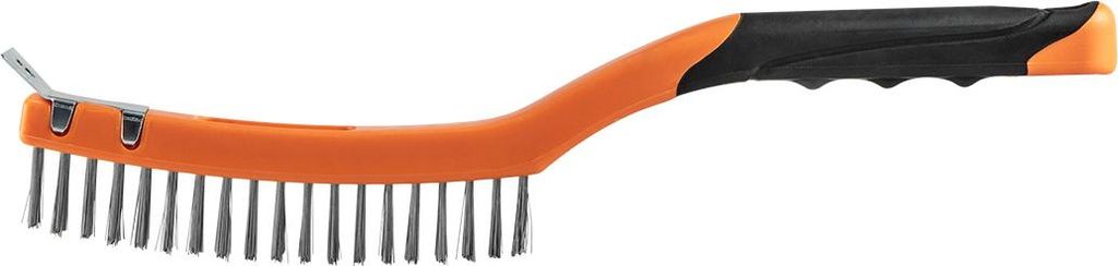 Neo Tools Stahlbürste mit Schaber