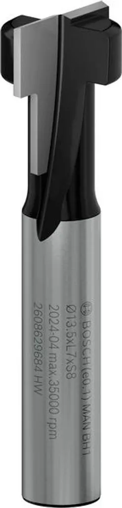 Fresa PRO per Scanalature a T Ø 13,5 x 8,6 mm - Gambo 8mm Professionale