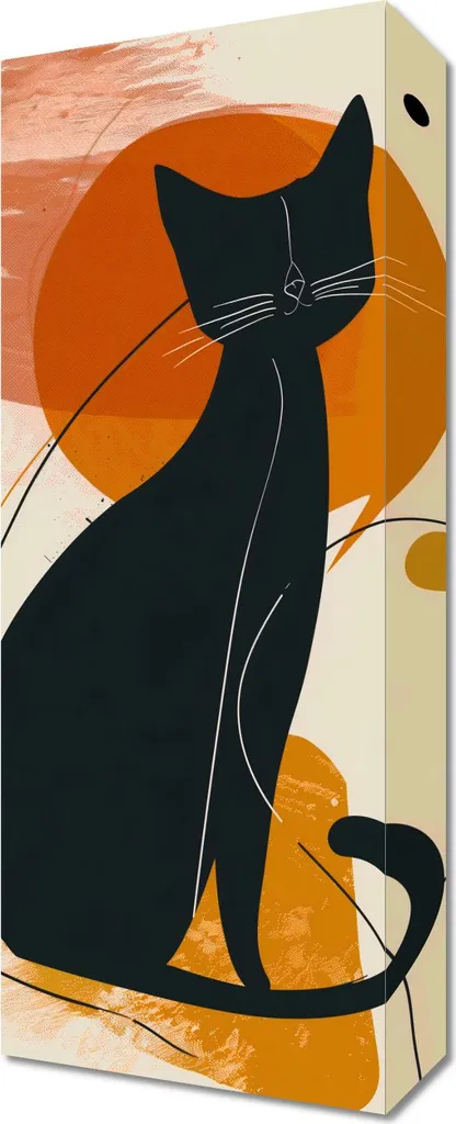 Quadro 20x50 cm Kici Kici